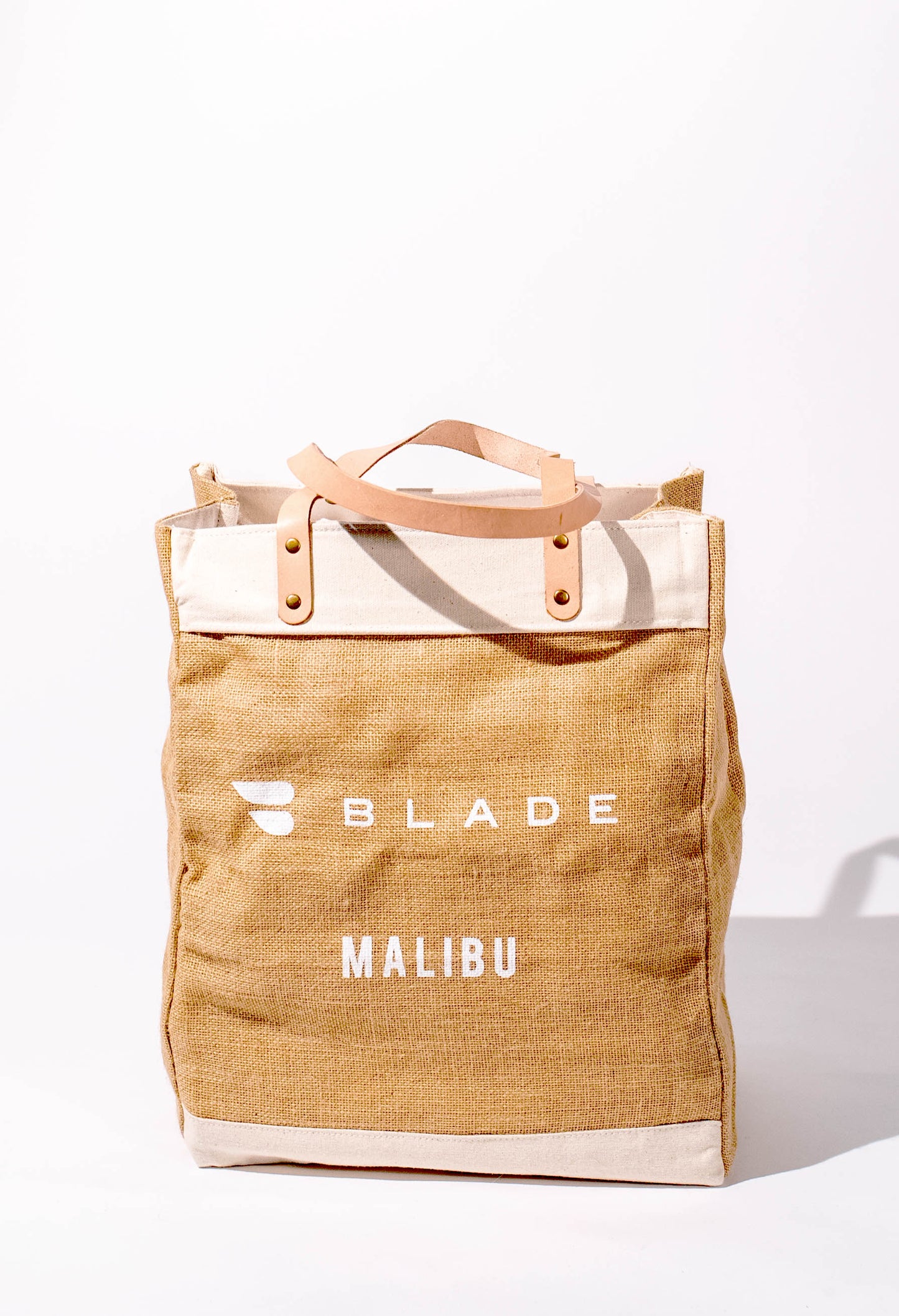 Burlap Travel Bag